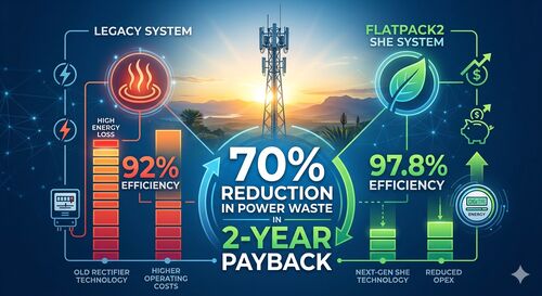 সম্পর্কে সর্বশেষ কোম্পানী কেস Reducing OPEX in High Energy Cost Regions: Rectifier Upgrade Paths for South American Operators