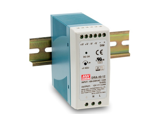 DRA সিরিজ 40W 12V দিন রেল মাউন্ট করা পাওয়ার সাপ্লাই DRA-40 DRA-60