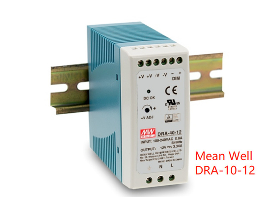 DRA সিরিজ 40W 12V দিন রেল মাউন্ট করা পাওয়ার সাপ্লাই DRA-40 DRA-60