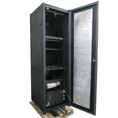 DC48V ফ্যান সহ 42U 600mm আউটডোর সার্ভার 19 ইঞ্চি র্যাক মাউন্ট ক্যাবিনেট