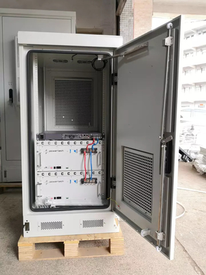 IP55 1.2mm SPCC ওয়েদারপ্রুফ টেলিকম এনক্লোসার 23U ফ্রন্ট ওপেনিং