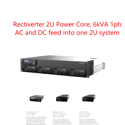2U 19inch 6kva 1 ফেজ টেলিকম পাওয়ার সিস্টেম এলটেক রেকটিভার্টার (CTOR0402.xxx)