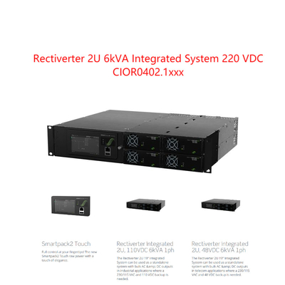 2u 6kva রেক্টিভার্টার এলটেক ইন্টিগ্রেটেড সিস্টেম একক লাইন 220vdc 241123.102 241123.100 এর জন্য