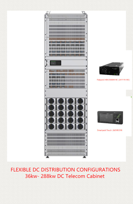 ভ্যালারে পাওয়ার প্ল্যান্ট বড় 36kw - 288kw টেলিকম পাওয়ার সিস্টেম এলটেক Flatpack2 48/2000 তিনি Flatpack2 48/3000HE Flatpack2 48/4000HE