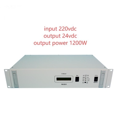 RCT2000D সিরিজ আইসোলেটেড ডিসি ডিসি কনভার্টার 19 "র্যাকমাউন্ট ইনপুট 220vdc আউটপুট 24vdc 1200W D50-11-14