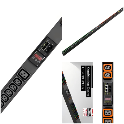 Vertiv Geist GU1 স্মার্ট মনিটরিং পিডিইউ টাইপ 16A/32A অ্যাডাপ্টিভ লোড র্যাক পাওয়ার সি 13 / সি 19 ডুয়াল পোর্ট সহ ডেটা সেন্টারের জন্য পেশাদার-গ্রেড