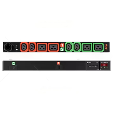 Vertiv Geist GU2 স্মার্ট সুইচ PDU মডুলার C13/C19 র্যাক পাওয়ার ডিস্ট্রিবিউশন 32A/10A/16A/20A ডাটা সেন্টারের জন্য শক্তি পর্যবেক্ষণ সহ বুদ্ধিমান PDU
