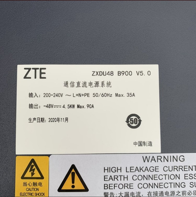 ZTE ZXDU48 B900 V5.0 যোগাযোগ পাওয়ার সাপ্লাই ডিসি পাওয়ার সিস্টেম 48V90A এসি থেকে ডাইরেক্ট কমিউনিকেশন সরঞ্জাম