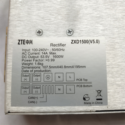 ZTE 48V 48/1500w ZXD1500v4.0 48v 3000w 48v 220v এসি থেকে 48v ডিসি সংশোধনকারী মডিউল