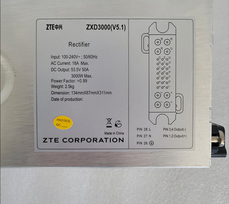 ZTE ZXD3000 V5.6 V5.5 যোগাযোগ পাওয়ার মডিউল 48V50A AC-DC উচ্চ দক্ষতা সম্পন্ন রেকটিফায়ার 3000W