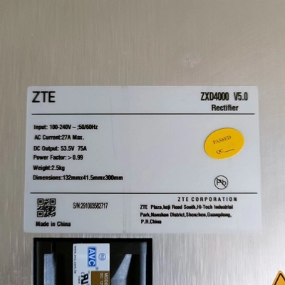 ZTE ZXD4000V5.0 উচ্চ ফ্রিকোয়েন্সি সুইচিং পাওয়ার সাপ্লাই রেক্টিফায়ার মডিউল 48V75A পাওয়ার 4000W এসি-ডিসি