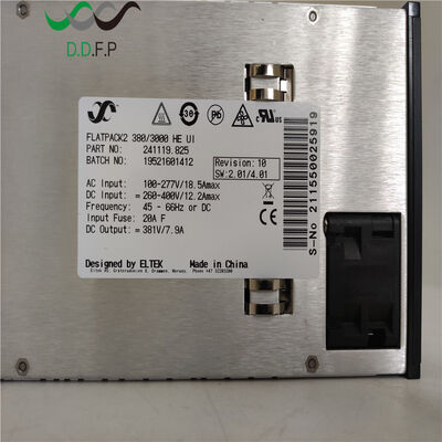 Eltek Flatpack2 380/3000 রেকটিফায়ার মডিউল সহ 96.2% দক্ষতা 380Vdc উচ্চ ভোল্টেজ আউটপুট ( P/N: 241119.825)