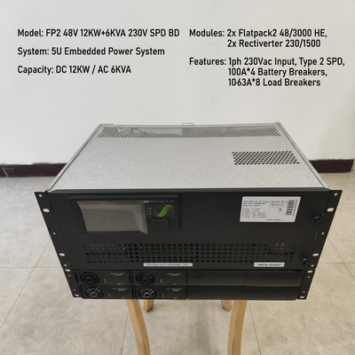 এলটেক রেকটিভার্টার পাওয়ার সিস্টেম 12KW ডিসি 6KVA এসি স্মার্টপ্যাক2 টাচ কন্ট্রোল