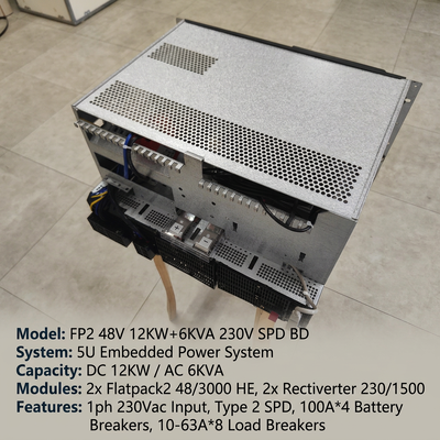 এলটেক রেকটিভার্টার পাওয়ার সিস্টেম 12KW ডিসি 6KVA এসি স্মার্টপ্যাক2 টাচ কন্ট্রোল