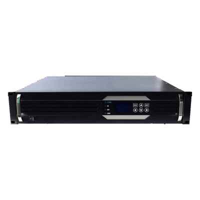 6KVA 125VDC থেকে 220VAC র্যাক মাউন্ট ইনভার্টার 4800W বিশুদ্ধ সাইন ওয়েভ টেলিকম পাওয়ার সাপ্লাই 4 পিসি সি 13 আউটলেট কাস্টম তৈরি