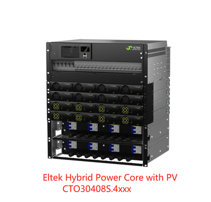 MPPT 24KW CTO30408S.4 সহ হাইব্রিড পাওয়ার কোর ফ্ল্যাটপ্যাক2 টেলিকম পাওয়ার সিস্টেম