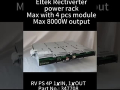 Eltek Rectiverter 1 U 8kVA পাওয়ার শেলফ rv ps 4p (4টি মডিউলের জন্য 19