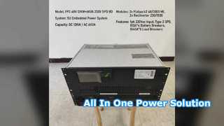 Eltek Rectiverter 12KW DC 6KVA AC পাওয়ার সিস্টেম